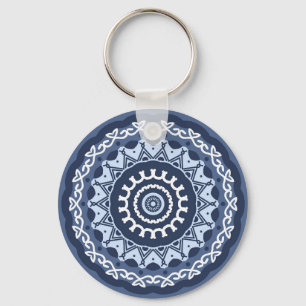 Ingewikkelde Mandala Design sleutelhanger