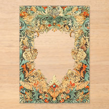 Ingewikkelde motief filigraan acryl overlay