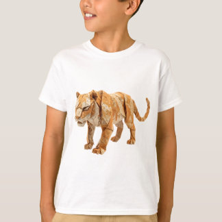 Ingewikkelde Origami Tijger Handgemaakte Papierscu T-shirt