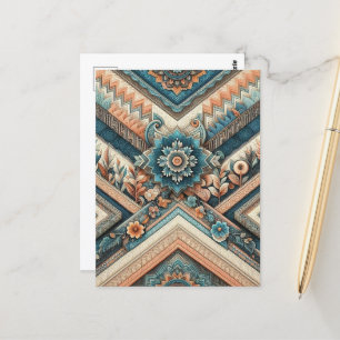 Ingewikkelde patronen briefkaart