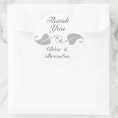 Ingewikkelde wijnstokken dank u Sticker (Tas)