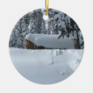 Ingezaaide cabine keramisch ornament