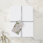 Ingezeteld met Love Olive Oil Greenery Wedding Fav Cadeaulabel (Met Touw)