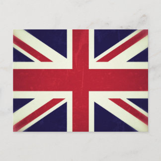 Inglaterra Bandeira Grunged Briefkaart