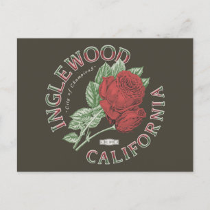 INGLEWOOD VINTAGE LOS ANGELES CALIFORNIË BRIEFKAART