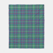 Inglis Oude Plaid Fleece Deken (Voorkant)