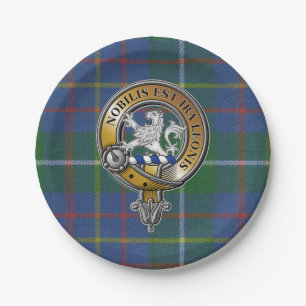 Inglis Tartan & Badge Papieren Bordje