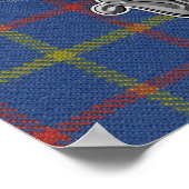 Inglis Tartan & Badge Poster (Hoek)