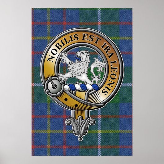 Inglis Tartan & Badge Poster (Voorkant)