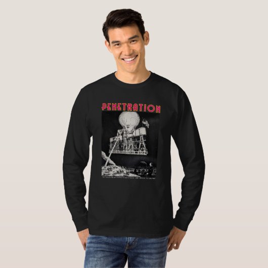 Ingo Swann's PENETRATION T-shirt met lange mouwen (Voorkant volledig)