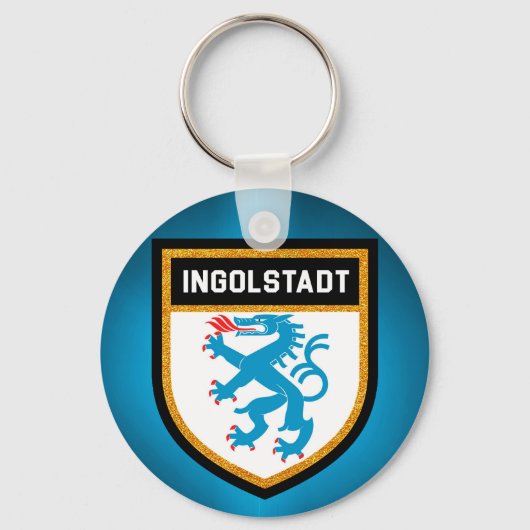 Ingolstadt Flag Sleutelhanger (Voorkant)