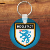 Ingolstadt Flag Sleutelhanger (Voorkant)