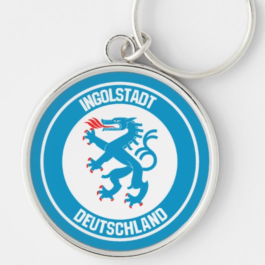 Ingolstadt Round Emblem Sleutelhanger (Voorkant)