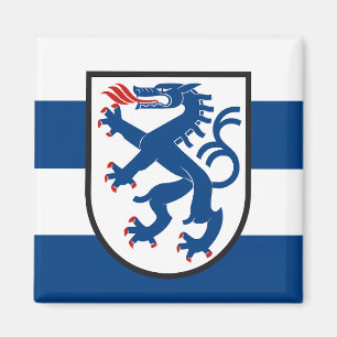 Ingolstadt stadsvlag Duitsland symbool embleem dra Magneet