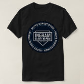 Ingram Étiquette de réparation de gant TShirt (Design devant)