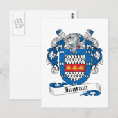 Ingram Family Crest Briefkaart (Voorkant / Achterkant)