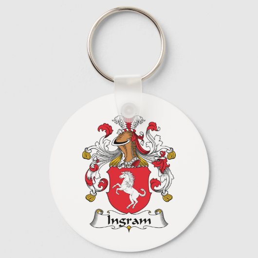 Ingram Family Crest Sleutelhanger (Voorkant)