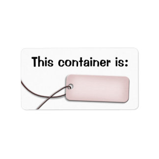 Ingrediënt Container Label Keukenlabels