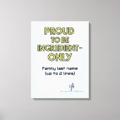 Ingrediënt-slechts Huishouden Canvas Afdruk (Voorkant)