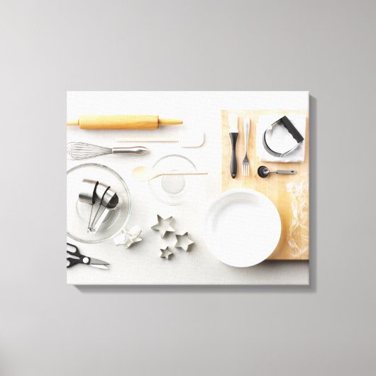 Ingrediënten en tools 1 canvas afdruk (Voorkant)
