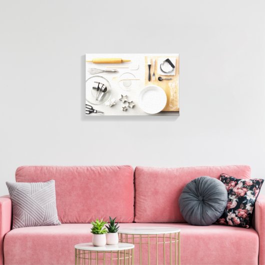 Ingrediënten en tools 1 canvas afdruk (Insitu (Woonkamer))