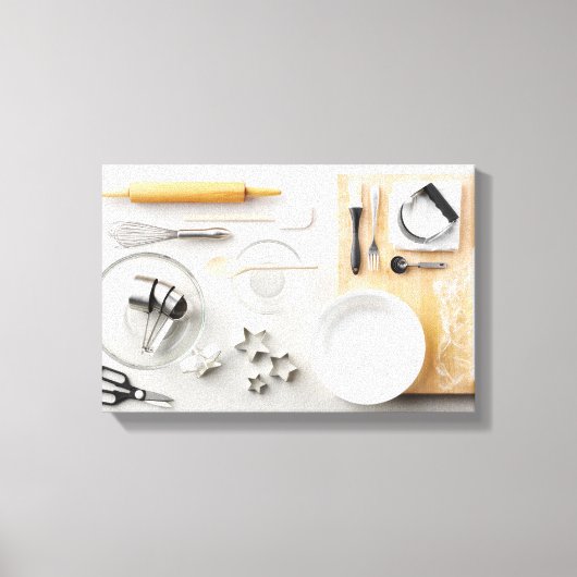 Ingrediënten en tools 1 canvas afdruk (Voorkant)