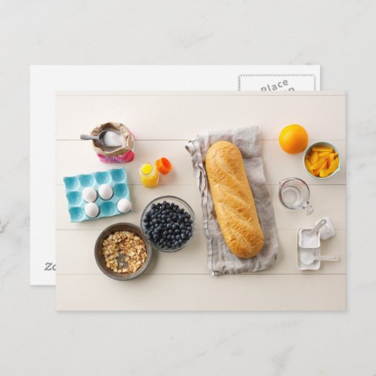 Ingrediënten en tools 4 briefkaart (Voorkant / Achterkant)