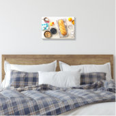 Ingrediënten en tools 4 canvas afdruk (Insitu (Slaapkamer))