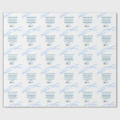 Ingrediënten naam voeg bedrijfsnaam website QR-cod Cadeaupapier (Vlak)