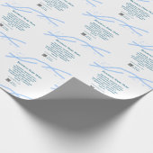 Ingrediënten naam voeg bedrijfsnaam website QR-cod Cadeaupapier (Hoek)