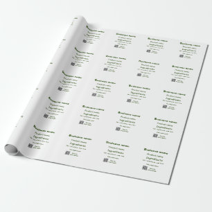 Ingrediënten voeg productnaam gewicht scan Q R det Cadeaupapier