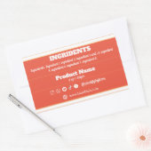 Ingrediëntenproductetiket Sticker (Envelop)