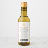 Ingrédients de beauté code barre étiquette oranger (Devant)