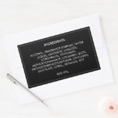 Ingrédients Étiquette de produit (Enveloppe)