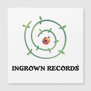 Ingrown Records Ladybug Spiraal Grote Magnetische