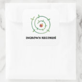 Ingrown Records Ladybug Sticker White (Sac)