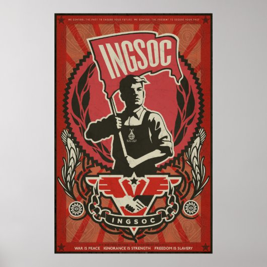 INGSOC 1984 Poster de propagande (Devant)