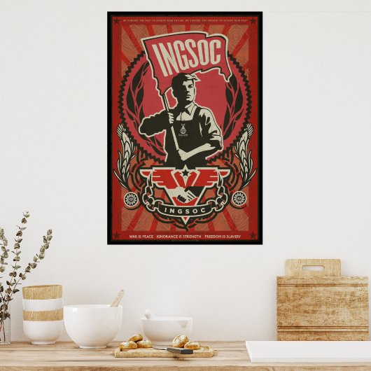 INGSOC 1984 Poster de propagande (Cuisine)