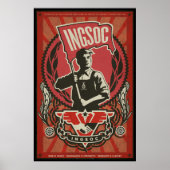 INGSOC 1984 Poster de propagande (Devant)