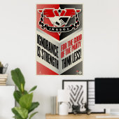 INGSOC-afwijking is Sterke Poster (Thuiskantoor)