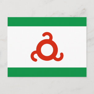 Ingushetia Flag Briefkaart