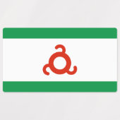 Ingushetia Flag Labels (Design 2)