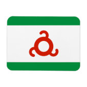 Ingushetia Flag Magneet (Horizontaal)