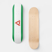 Ingushetia Flag Skateboard (Voorkant)