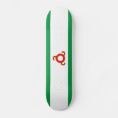 Ingushetia Flag Skateboard (Voorkant)