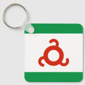 Ingushetia Flag Sleutelhanger (Voorkant)
