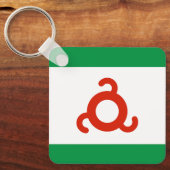 Ingushetia Flag Sleutelhanger (Voorkant)