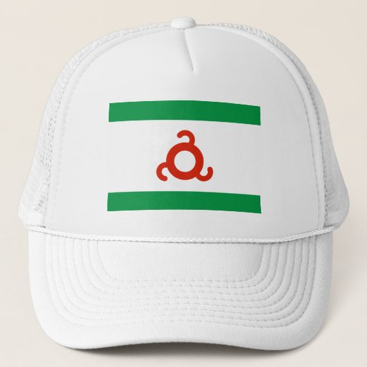 Ingushetia Flag Trucker Pet (Voorkant)