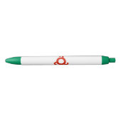 Ingushetia Flag Zwarte Inkt Pen (Voorkant)