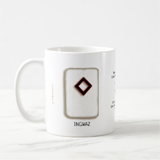 Ingwaz RuneStone 11 oz. Mok